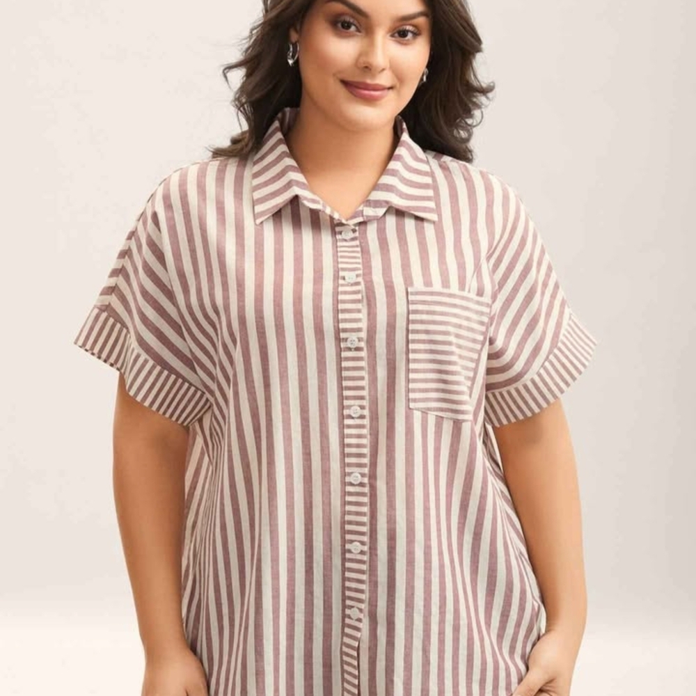 NWT Bloomchic Linen Top